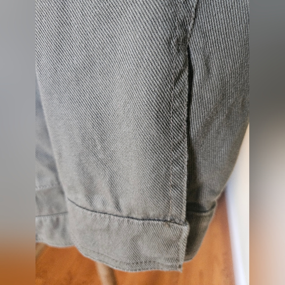 NWOT Levi Strauss & Company Women's Safari Denim Olive Green Utility Jacket - Picture 12 of 16